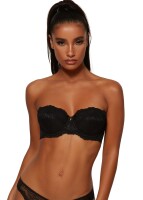 Gossard Lace Trägerloser Push-Up BH Black 70 I