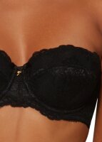 Gossard Lace Trägerloser Push-Up BH Black 70 I