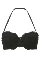 Gossard Lace Trägerloser Push-Up BH Black 75 E