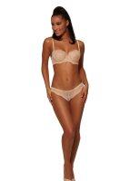 Gossard Lace Trägerloser Push-Up BH Nude 70 F