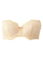 Gossard Lace Trägerloser Push-Up BH Nude 70 F