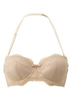 Gossard Lace Trägerloser Push-Up BH Nude 70 F