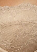 Gossard Lace Trägerloser Push-Up BH Nude 70 F