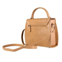 Handtasche Anette beige echt Leder