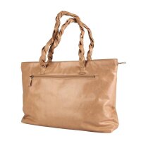 Handtasche Melanie beige echt Leder