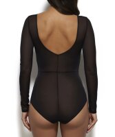 Gossard Glossies Lace Langarm Body Black