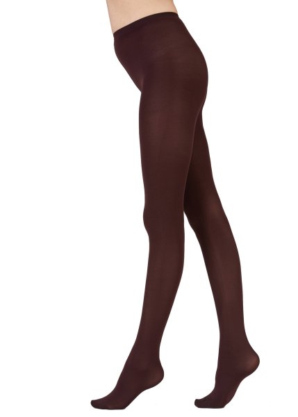 Pretty Polly Premium Opaques 60D 3D Opaque Tights Burgundy SM