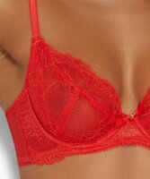 Gossard Lace Natural Push-Up BH Chilli Red