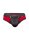 Geronimo Erotic Push or Zipp Mini-Slip mit Druckknöpfen Red S