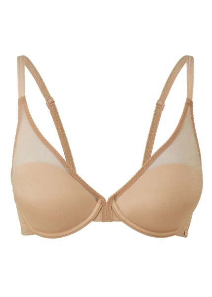 Gossard Glossies Halbgefütterter Triangel BH Nude 80 D