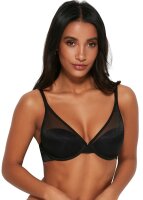 Gossard Glossies Halbgefütterter Triangel BH Black 80 D