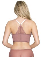 Gossard Lace Longline V-Bügel BH mit Frontverschluss Cinder Rose 70 E