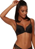 Gossard Swirl Push-Up BH Black 80 A