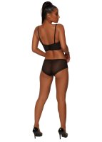 Gossard Swirl Bügelloser Longline BH Black 70 C