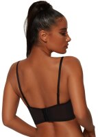 Gossard Swirl Bügelloser Longline BH Black 70 C