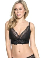 Gossard Swirl Bügelloser Longline BH Black 70 C