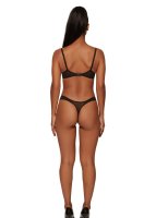 Gossard Lace Natural Push-Up BH Black/ Electric 75 B