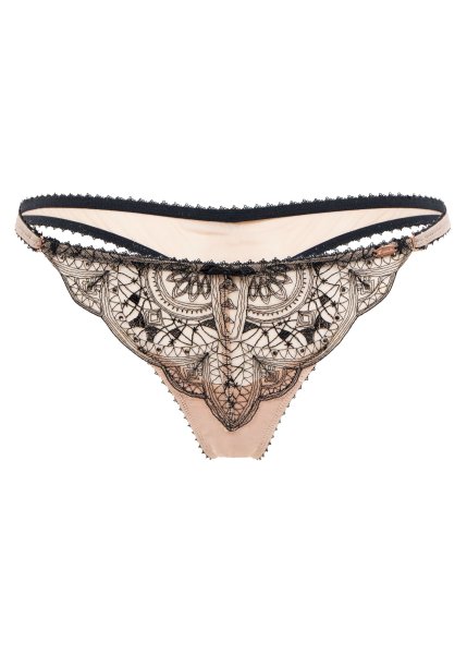 Gossard VIP Henna String Black/Nude XS