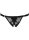 Jenny-Bell Secrets Ouvert String schwarz S-L